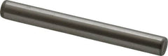 Unbrako - 1/4" Diam x 2-1/4" Pin Length Grade 8 Alloy Steel Oversized Dowel Pin - C 60 (Surface) & C 50-58 Hardness, 7,370 Lb Breaking Strength, 1 Beveled & 1 Rounded End - Americas Tooling