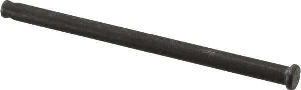 Made in USA - 3/8" Pin Diam, 6-1/8" OAL, Standard Clevis Pin - 5/32" Hole, 5-31/32" Usable Length, Uncoated Steel - Americas Tooling