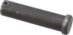 Made in USA - 3/4" Pin Diam, 3" OAL, Standard Clevis Pin - 5/32" Hole, 2-27/32" Usable Length, Uncoated Steel - Americas Tooling