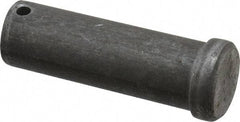 Made in USA - 1" Pin Diam, 3" OAL, Standard Clevis Pin - 13/64" Hole, 2-51/64" Usable Length, Uncoated Steel - Americas Tooling