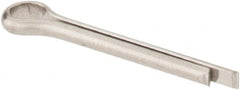 Made in USA - 1/16" Diam x 1/2" Long Extended Prong Cotter Pin - Grade 18-8, Uncoated, Stainless Steel - Americas Tooling