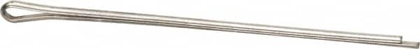 Made in USA - 1/16" Diam x 2" Long Extended Prong Cotter Pin - Grade 18-8, Uncoated, Stainless Steel - Americas Tooling