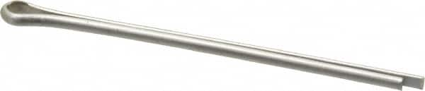 Made in USA - 3/32" Diam x 2" Long Extended Prong Cotter Pin - Grade 18-8, Uncoated, Stainless Steel - Americas Tooling