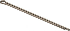 Made in USA - 3/32" Diam x 2-1/2" Long Extended Prong Cotter Pin - Grade 18-8, Uncoated, Stainless Steel - Americas Tooling