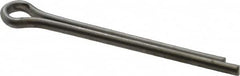 Made in USA - 1/8" Diam x 1-1/2" Long Extended Prong Cotter Pin - Grade 18-8, Uncoated, Stainless Steel - Americas Tooling