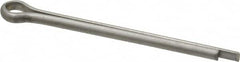 Made in USA - 1/8" Diam x 1-3/4" Long Extended Prong Cotter Pin - Grade 18-8, Uncoated, Stainless Steel - Americas Tooling