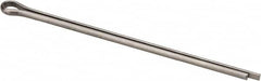 Made in USA - 1/8" Diam x 3" Long Extended Prong Cotter Pin - Grade 18-8, Uncoated, Stainless Steel - Americas Tooling