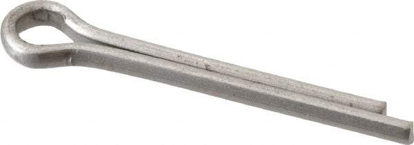 Made in USA - 5/32" Diam x 1-1/4" Long Extended Prong Cotter Pin - Grade 18-8, Uncoated, Stainless Steel - Americas Tooling