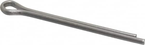 Made in USA - 5/32" Diam x 2" Long Extended Prong Cotter Pin - Grade 18-8, Uncoated, Stainless Steel - Americas Tooling