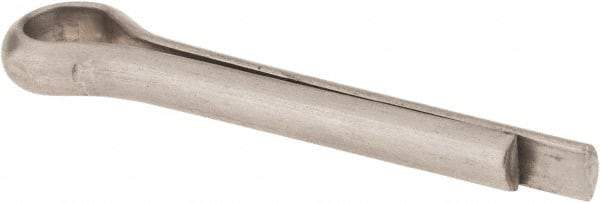 Made in USA - 1/4" Diam x 1-1/2" Long Extended Prong Cotter Pin - Grade 18-8, Uncoated, Stainless Steel - Americas Tooling