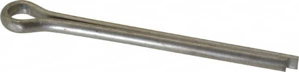 Made in USA - 1/4" Diam x 3" Long Extended Prong Cotter Pin - Grade 18-8, Uncoated, Stainless Steel - Americas Tooling