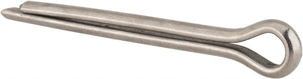 Made in USA - 5/16" Diam x 3" Long Extended Prong Cotter Pin - Grade 18-8, Uncoated, Stainless Steel - Americas Tooling