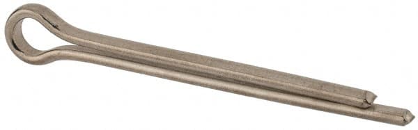 Made in USA - 3/8" Diam x 4" Long Extended Prong Cotter Pin - Grade 18-8, Uncoated, Stainless Steel - Americas Tooling