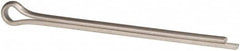 Made in USA - 3/8" Diam x 6" Long Extended Prong Cotter Pin - Grade 18-8, Uncoated, Stainless Steel - Americas Tooling