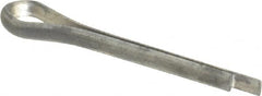 Made in USA - 1/16" Diam x 1/2" Long Extended Prong Cotter Pin - Grade 2, Zinc-Plated, Steel - Americas Tooling