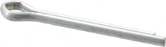 Made in USA - 3/16" Diam x 1-3/4" Long Extended Prong Cotter Pin - Grade 2, Zinc-Plated, Steel - Americas Tooling