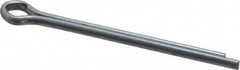 Made in USA - 3/16" Diam x 2-1/2" Long Extended Prong Cotter Pin - Grade 2, Zinc-Plated, Steel - Americas Tooling