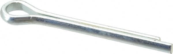 Made in USA - 5/16" Diam x 2-1/2" Long Extended Prong Cotter Pin - Grade 2, Zinc-Plated, Steel - Americas Tooling