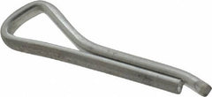 Made in USA - 3/32" Diam x 1/2" Long Hammerlock Cotter Pin - Grade 2, Zinc-Plated, Steel - Americas Tooling