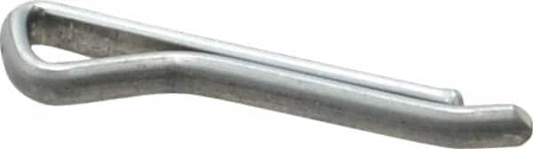 Made in USA - 1/8" Diam x 3/4" Long Hammerlock Cotter Pin - Grade 2, Zinc-Plated, Steel - Americas Tooling