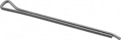 Made in USA - 1/8" Diam x 2" Long Hammerlock Cotter Pin - Grade 2, Zinc-Plated, Steel - Americas Tooling