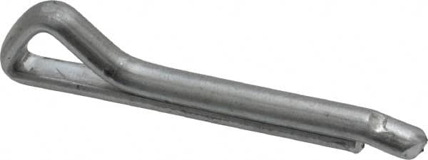 Made in USA - 3/16" Diam x 1-1/4" Long Hammerlock Cotter Pin - Grade 2, Zinc-Plated, Steel - Americas Tooling