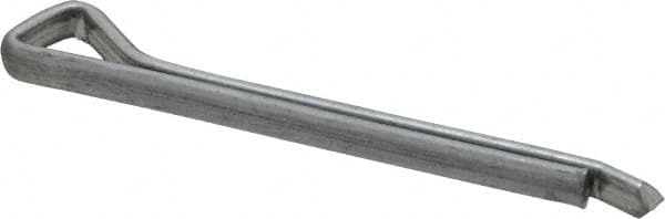 Made in USA - 3/16" Diam x 2" Long Hammerlock Cotter Pin - Grade 2, Zinc-Plated, Steel - Americas Tooling