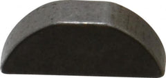 Made in USA - #605 Standard Woodruff Key - 5/8" Long x 3/16" Wide, Steel - Americas Tooling