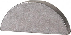 Made in USA - #710 Standard Woodruff Key - 1-1/4" Long x 7/32" Wide, Steel - Americas Tooling