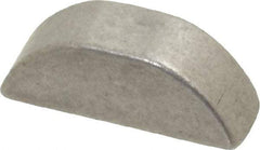 Made in USA - #605 Standard Woodruff Key - 5/8" Long x 3/16" Wide, Alloy Steel - Americas Tooling