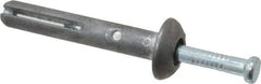 Powers Fasteners - 1/4" Diam, 1/4" Drill, 1-1/2" OAL, 1-7/8" Min Embedment Hammer Drive Concrete Anchor - Steel (Drive Pin)/Zamac Alloy (Body), Zinc-Plated Finish, Mushroom Head - Americas Tooling