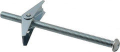 Powers Fasteners - 3/8" Screw, 3/8" Diam, 6" Long, Toggle Bolt Drywall & Hollow Wall Anchor - 7/8" Drill, Zinc Plated, Steel, Grade Zamac 7, Use in Drywall & Wallboard - Americas Tooling