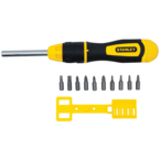 STANLEY® 11 Piece Multi-Bit Ratcheting Screwdriver Set - Americas Tooling