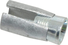 Powers Fasteners - 1/4" Diam, 3/8" Drill, 7/8" OAL, 2-1/2" Min Embedment Drop-In Concrete Anchor - Steel (Cone)/Zamac Alloy (Body), Zinc-Plated Finish - Americas Tooling