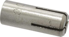 Powers Fasteners - 1/4" Diam, 3/8" Drill, 1-5/8" Min Embedment Drop-In Concrete Anchor - 303 Stainless Steel, 7/16" Thread Length - Americas Tooling