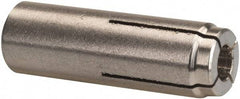 Powers Fasteners - 1/2" Diam, 5/8" Drill, 2-1/4" Min Embedment Drop-In Concrete Anchor - 303 Stainless Steel, 13/16" Thread Length - Americas Tooling