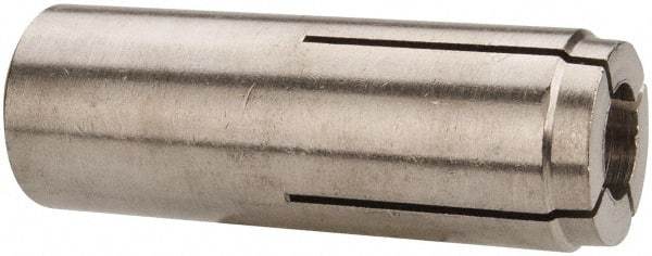 Powers Fasteners - 5/8" Diam, 7/8" Drill, 2-1/4" Min Embedment Drop-In Concrete Anchor - 303 Stainless Steel, 1-3/16" Thread Length - Americas Tooling