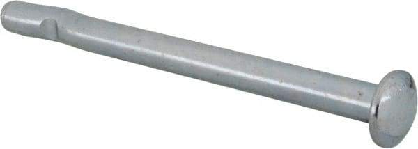 Powers Fasteners - 3/8" Diam, 3/8" Drill, 5" OAL, Split-Drive Concrete Anchor - Grade 8.2 Steel, Zinc-Plated Finish, Mushroom Head - Americas Tooling