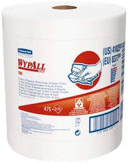 WypAll - X80 Dry Shop Towel/Industrial Wipes - Jumbo Roll, 13-3/8" x 12-1/2" Sheet Size, White - Americas Tooling