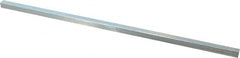 Made in USA - 12" Long x 5/16" High x 5/16" Wide, Zinc-Plated Undersized Key Stock - C1018 Steel - Americas Tooling