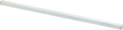 Made in USA - 12" Long x 3/8" High x 3/8" Wide, Zinc-Plated Undersized Key Stock - C1018 Steel - Americas Tooling