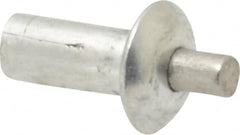 Made in USA - Universal Head Aluminum Alloy Drive Blind Rivet - Stainless Steel Mandrel, 0.172" to 3/16" Grip, 1/4" Head Diam, 0.128" to 0.14" Hole Diam, 0.281" Length Under Head, 1/8" Body Diam - Americas Tooling