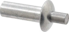 Made in USA - Universal Head Aluminum Alloy Drive Blind Rivet - Aluminum Alloy Mandrel, 0.328" to 3/8" Grip, 3/8" Head Diam, 0.191" to 0.219" Hole Diam, 0.531" Length Under Head, 3/16" Body Diam - Americas Tooling