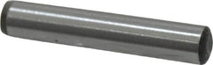 Value Collection - 4mm Diam x 22mm Pin Length Grade 8 Alloy Steel Precision Dowel Pin - Bright Finish, 1 Rounded End - Americas Tooling