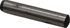 Value Collection - 5mm Diam x 28mm Pin Length Grade 8 Alloy Steel Precision Dowel Pin - Bright Finish, 1 Rounded End - Americas Tooling