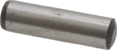 Value Collection - 6mm Diam x 22mm Pin Length Grade 8 Alloy Steel Precision Dowel Pin - Bright Finish, 1 Rounded End - Americas Tooling