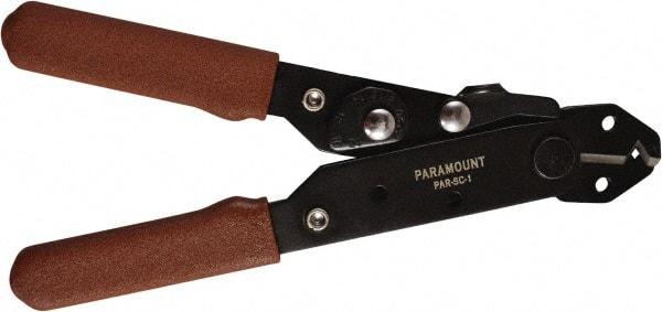 Paramount - 24 to 10 AWG Capacity Wire Stripper - 5" OAL, Plastic Dipped Handle - Americas Tooling