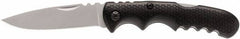 Coast Cutlery - 3" Blade, 7-1/8" OAL, Drop Point Folding Knife - 4-1/8" Closed Length, Nylon - Americas Tooling