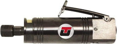 Universal Tool - 1/4" Collet, Straight Handle, Straight Air Die Grinder - 25,000 RPM, Side Exhaust, 5.5 CFM, 1 hp, 90 psi - Americas Tooling