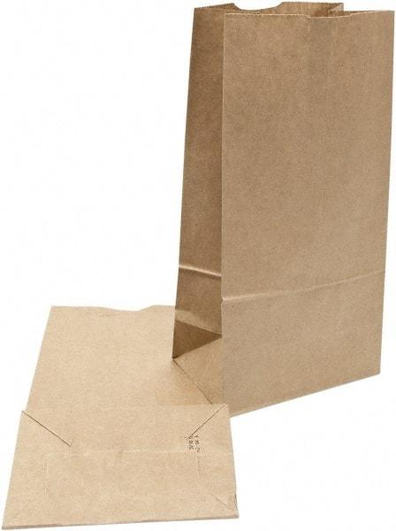 DURO BAG MFR - Kraft Grocery Bag - 6-1/8 x 4-11/64 x 12-7/16, Brown - Americas Tooling